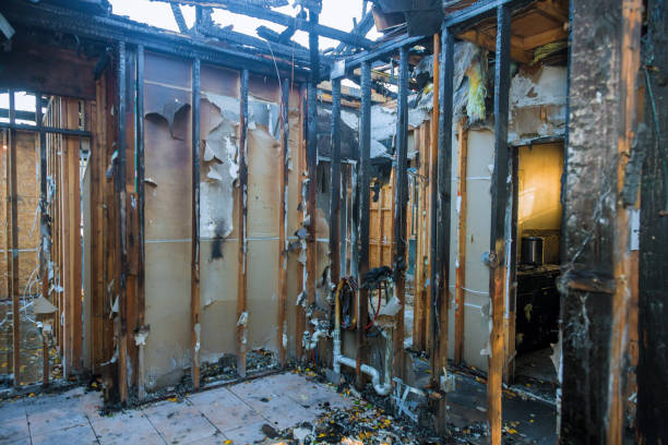 Professional Fire Damage Removal technician working in Wade Hampton, SC